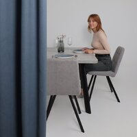 Мамадома Leon lux radial-180 раздвижной 180-240х95 (серый сланец/черный) Image #2