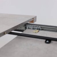 Мамадома Leon lux radial-180 раздвижной 180-240х95 (серый сланец/черный) Image #14