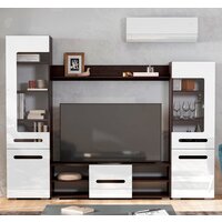 NN мебель МГС 6 исп 1 МДФ (венге/белый глянец)