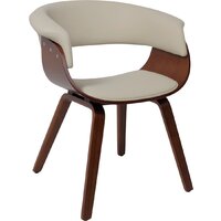 AksHome Mody (экокожа, кремовый/орех)