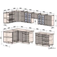Интерлиния Берес 1.5x3.3 левая (дуб серый/опал светлый) Image #3