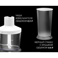 Погружной блендер Polaris PHB 1385 (белый) - Превью изображения №17 — Интернет-Магазин TECNO.BY