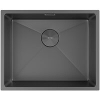 Кухонная мойка ZorG Zerox 54 U / IF Zurinox PVD Gunblack - Превью изображения №3 — Интернет-Магазин TECNO.BY