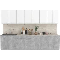 Интерлиния Мила Лайт 3.0 (белый платинум/бетон/бискайская сосна)