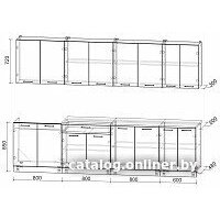 Интерлиния Мила Лайт 3.0 (белый платинум/бетон/бискайская сосна) Image #4