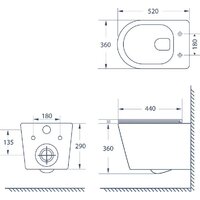 Унитаз подвесной Lauter Longer 2110822B (черный) - Превью изображения №7 — Интернет-Магазин TECNO.BY