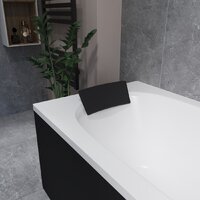 Lauter Ava 150 21208050 (с ножками, лицевым экраном черного цвета и сифоном 21Y31001 матовый черный) Image #11