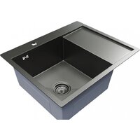 Кухонная мойка Mixline Pro 552926 (черный графит, с сифоном) - Превью изображения №2 — Интернет-Магазин TECNO.BY