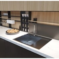 Кухонная мойка Mixline Pro 552926 (черный графит, с сифоном) - Превью изображения №4 — Интернет-Магазин TECNO.BY