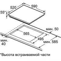Варочная панель MAUNFELD CVI594STBK - Превью изображения №8 — Интернет-Магазин TECNO.BY