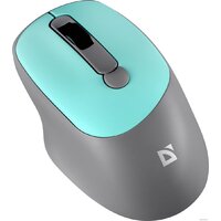 Мышь Defender Feam MM-296 (серый/мятный) - Превью изображения №4 — Интернет-Магазин TECNO.BY