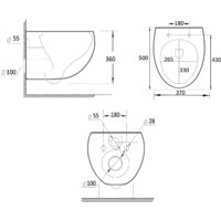 Roxen Egg в комплекте с инсталляцией StounFix Dual Fresh 6 в 1 964170 (кнопка: белый глянец) Image #18