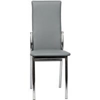 ВВР Оскар (серый/хром, экокожа) Image #2