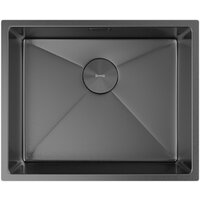 Кухонная мойка ZorG Zerox 54 U / IF PVD Gunblack - Превью изображения №3 — Интернет-Магазин TECNO.BY