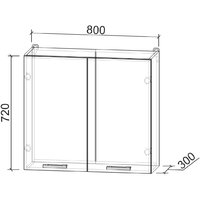 Интерлиния Компо ВШС80-720-2дв (белый платинум) Image #2