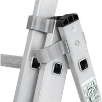 Новая высота NV 123 алюминиевая трёхсекционная 3x12 ступеней Image #8