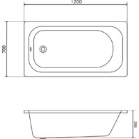 Ванна Lauter Axel 120 21B1120 - Превью изображения №19 — Интернет-Магазин TECNO.BY