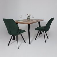 Мамадома Leon lux radial-180 раздвижной 180-240х95 (дуб веллингтон/черный) Image #4