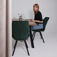 Мамадома Leon lux radial-180 раздвижной 180-240х95 (дуб веллингтон/черный) Image #2