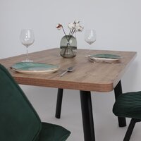 Мамадома Leon lux radial-180 раздвижной 180-240х95 (дуб веллингтон/черный) Image #5