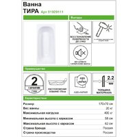 Triton Тира 170x70 Image #7