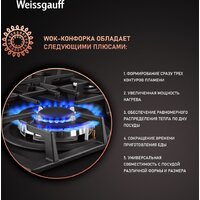 Варочная панель Weissgauff HGG 641 BV Nano Matt Glass - Превью изображения №8 — Интернет-Магазин TECNO.BY