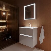 Lauter Шкаф с зеркалом Emma (с подсветкой, белый глянец) Image #3