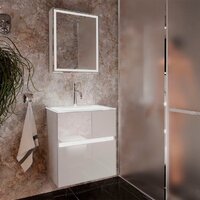 Lauter Шкаф с зеркалом Emma (с подсветкой, белый глянец) Image #4