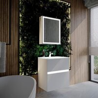 Lauter Шкаф с зеркалом Emma (с подсветкой, белый глянец) Image #6