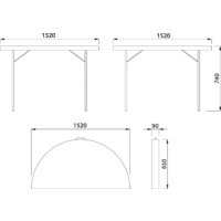 AksHome Table AKS тип 10 (белый) Image #7