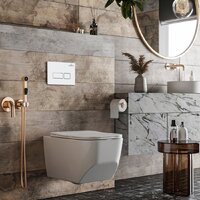 Roxen Boro в комплекте с инсталляцией StounFix Dual Fresh 6 в 1 577353 (кнопка: белый глянец) Image #12