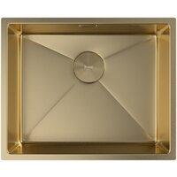 Кухонная мойка ZorG Zerox 54 U / IF PVD Gold - Превью изображения №3 — Интернет-Магазин TECNO.BY