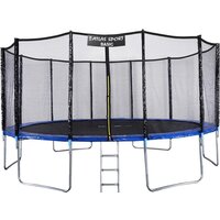 Atlas Sport 490 см - 16ft Basic (с лестницей, внешняя сетка, синий)