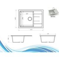 Berge BR-5850 + смеситель AM.PM Like F8007133 (серый) Image #14