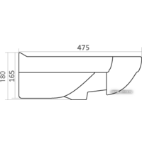 Умывальник Santek Байкал-65 66x47.5 [1.WH10.9.651] - Превью изображения №3 — Интернет-Магазин TECNO.BY