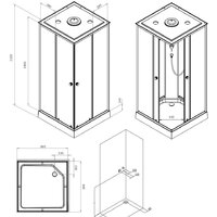 AM.PM X-Joy Square 90x90 W94C-403-090MT Image #8