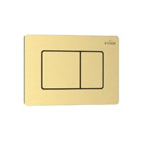 Roxen для приставного унитаза Attach с кнопкой смыва 968403 (брашированное золото) Image #5