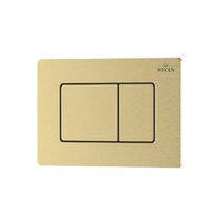 Roxen для приставного унитаза Attach с кнопкой смыва 968403 (брашированное золото) Image #6