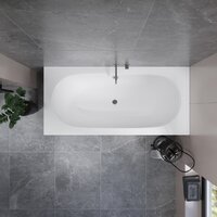 Lauter Ava 150 21208050 (с ножками, лицевым экраном белого цвета и сифоном 21Y32000 хром) Image #12