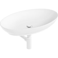 Умывальник Lauter 21571 + клапан 21190W + сифон 21635W (белый матовый) - Превью изображения №14 — Интернет-Магазин TECNO.BY