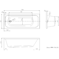 Ventospa Mitra 170x70 (с каркасом и экраном) Image #2