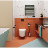 Wellsee eclatant RimFree 182615001 (чаша, пневмокрышка, глянцевый белый) Image #7