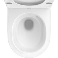 Wellsee eclatant RimFree 182615001 (чаша, пневмокрышка, глянцевый белый) Image #3