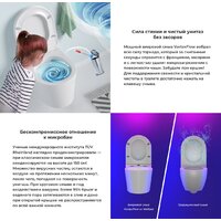 Wellsee eclatant RimFree 182615001 (чаша, пневмокрышка, глянцевый белый) Image #4