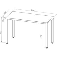 Mio Tesoro Ингар 1/TT (дуб беленый/черный) Image #5