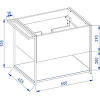 Lauter Тумба под умывальник Lea 60 (белый глянец) Image #7