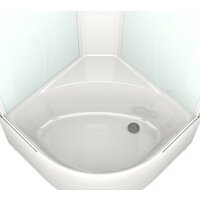 Domani-Spa Delight 99 High DS01D99HWM10 (белый/сатин-матированное стекло) Image #4