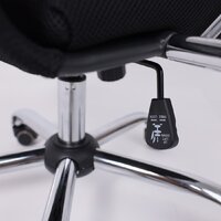 Офисное кресло AksHome Iris Chrome DMS (хром/черный) - Превью изображения №12 — Интернет-Магазин TECNO.BY
