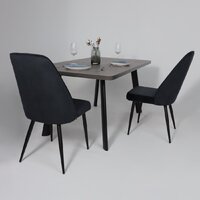 Мамадома Leon lux radial-160 раздвижной 160-205х90 (дымчатая керамика/чёрный) Image #4