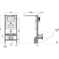 Roxen Martin в комплекте с инсталляцией StounFix Dual Fresh 6 в 1 868486 (кнопка: золото) Image #11